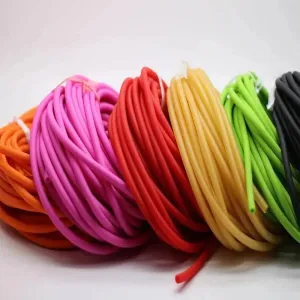 5mm*5/10m Outdoor Natural Latex Rubber Tube Stretch Elastic Slingshot Replacement Band Catapults Sling Rubber