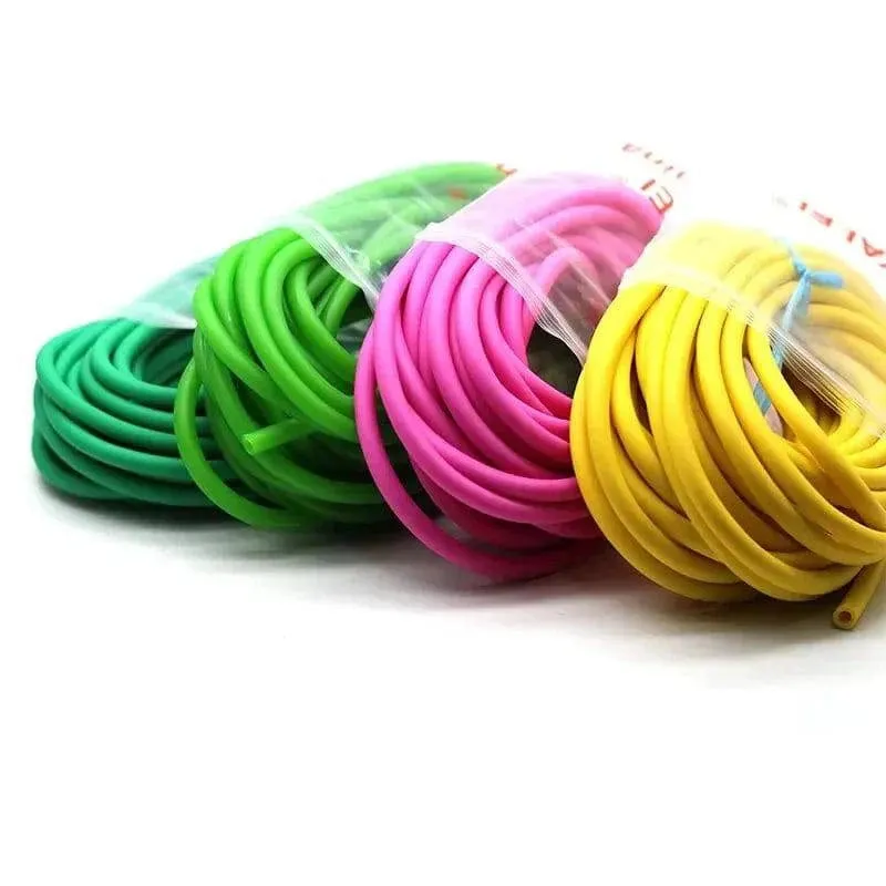 5mm*5/10m Outdoor Natural Latex Rubber Tube Stretch Elastic Slingshot Replacement Band Catapults Sling Rubber