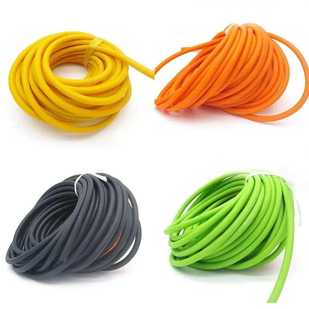 5mm*5/10m Outdoor Natural Latex Rubber Tube Stretch Elastic Slingshot Replacement Band Catapults Sling Rubber