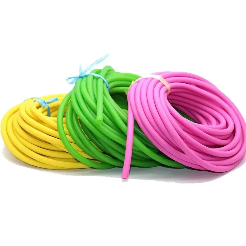 5mm*5/10m Outdoor Natural Latex Rubber Tube Stretch Elastic Slingshot Replacement Band Catapults Sling Rubber