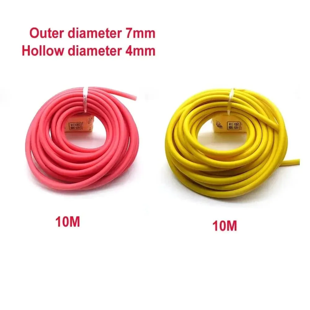 5mm*5/10m Outdoor Natural Latex Rubber Tube Stretch Elastic Slingshot Replacement Band Catapults Sling Rubber