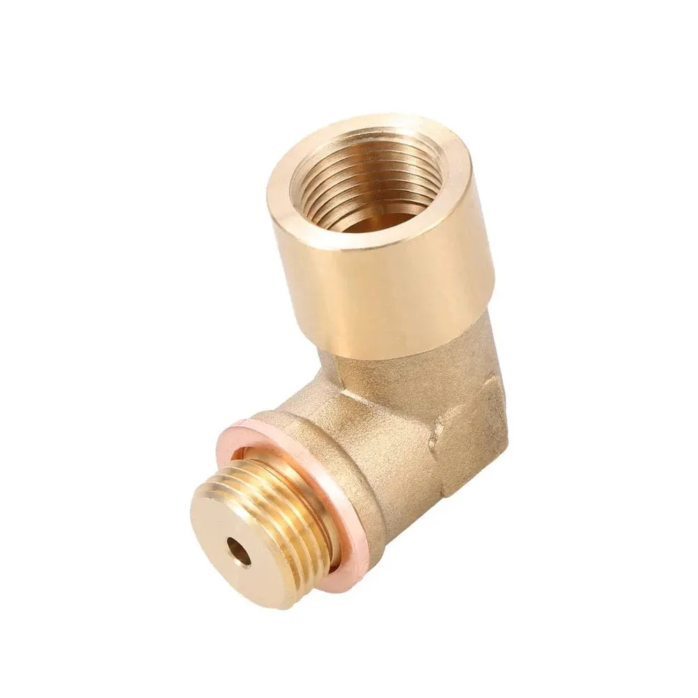 90° Angled Lambda O2 Oxygen Sensor Extender Spacer for Decat Hydrogen Brass M18x1.5 Car Accessories