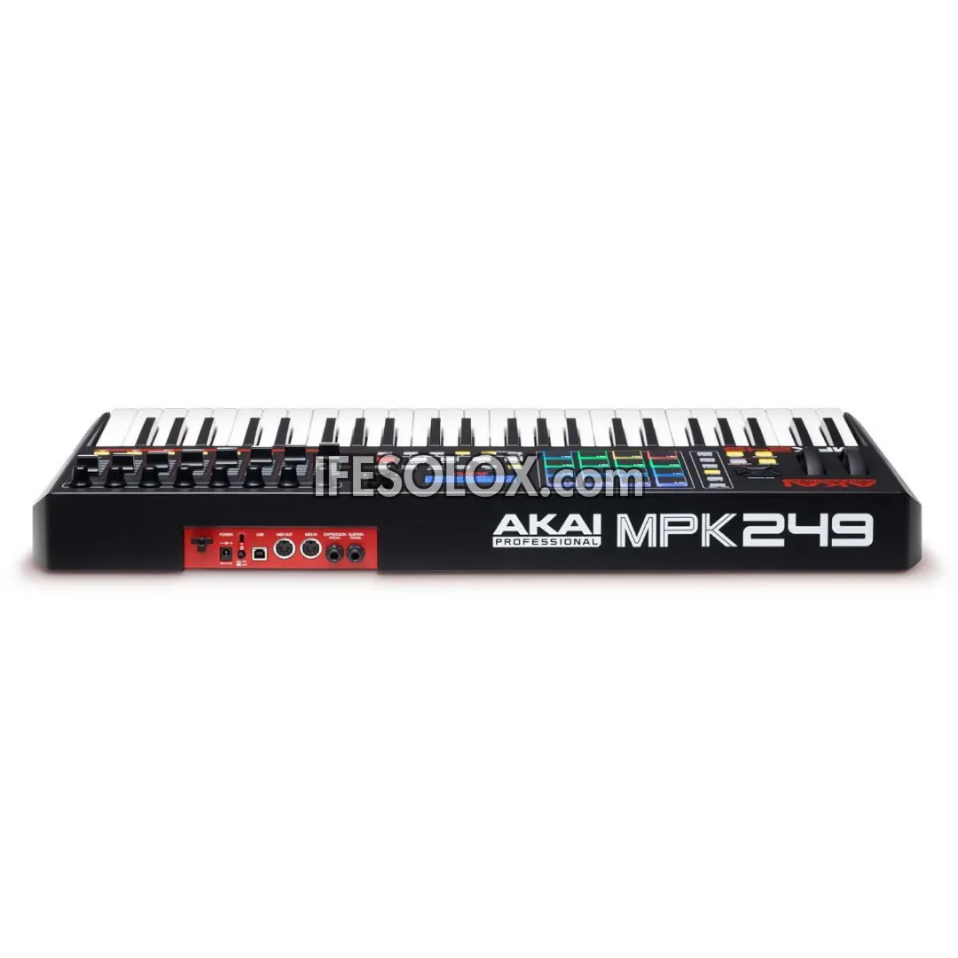 AKAI Professional MPK249 USB MIDI Keyboard Controller (49 Semi Weighted Keys, 16 Drum Pads) - Brand New