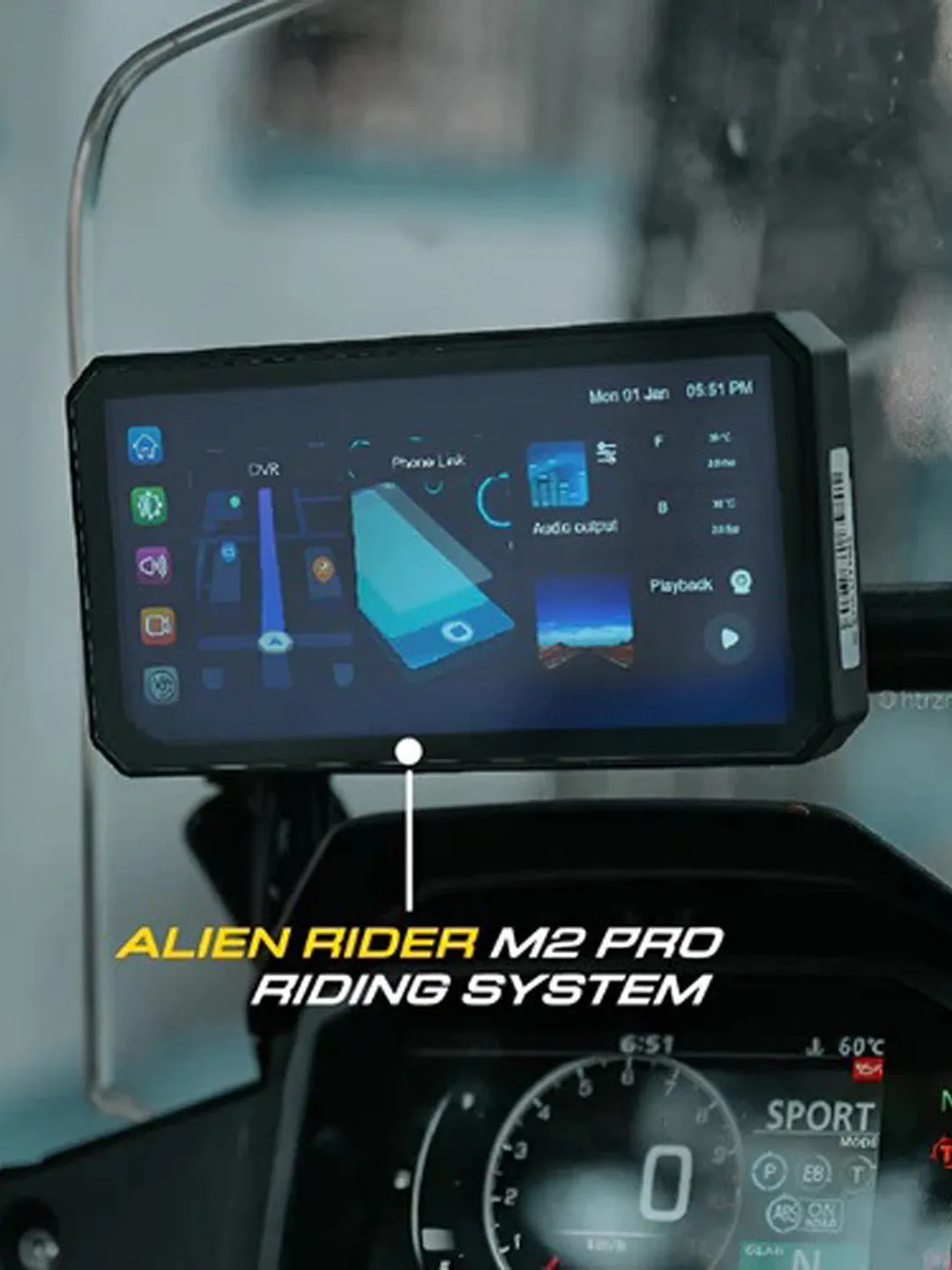 Alien Rider M2 PRO 200 PMS GPS Touch Screen