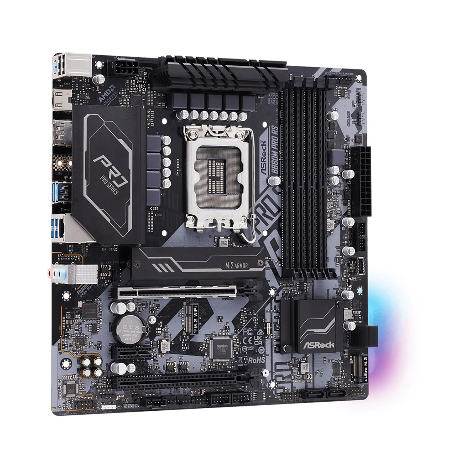 Asrock B660M PRO RS LGA1700 Micro ATX Motherboard