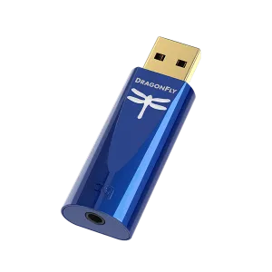 Audioquest Dragonfly Cobalt Plug-in USB DAC, Preamp, and Headphone Amplifier