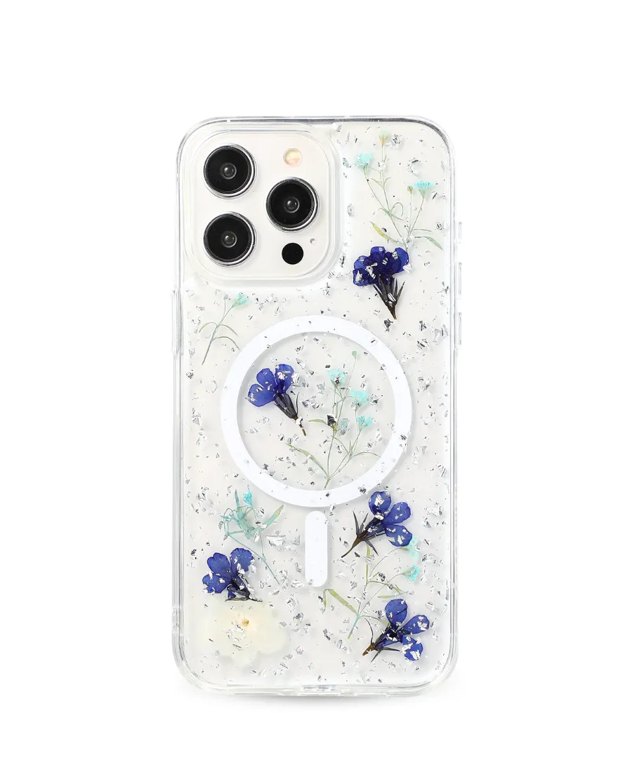 Baby Blues Floral MagSafe Phone Case