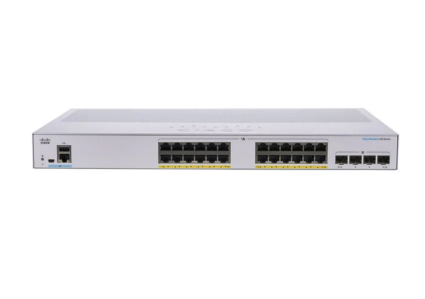 Cbs350 Managed 24-Port Ge, Full Poe, 4X1