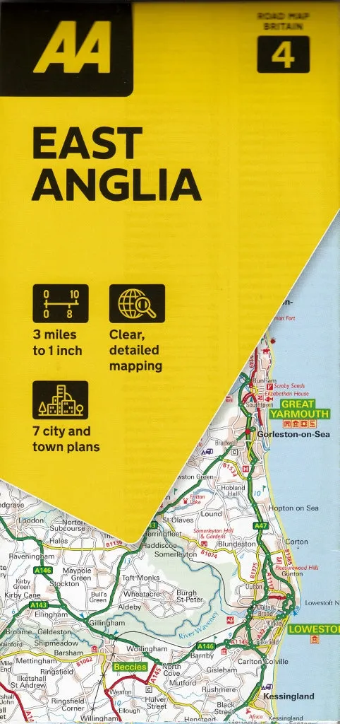 East Anglia AA Road Map 4