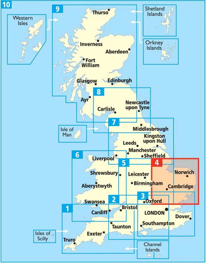 East Anglia AA Road Map 4