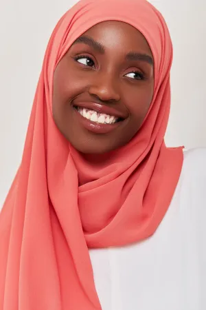 Essential Chiffon Hijab - Salmon