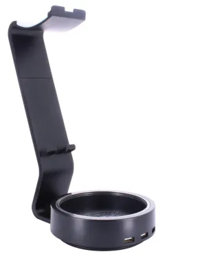 EXG: SP2 Black Cable Guys Powerstand, Headphone Charging Stand with Phone Rest