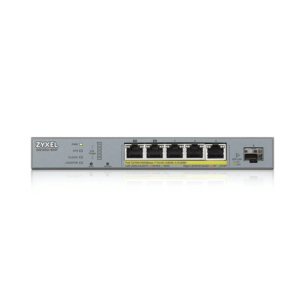 Gs1350-6Hp 6 Port Managed Cctv