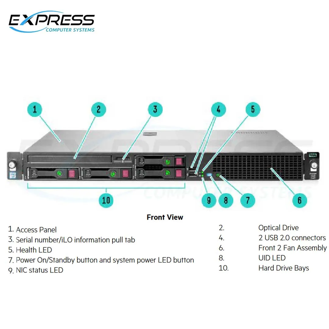 HPE ProLiant DL20 Gen9 2LFF Server Chassis | 819785-B21