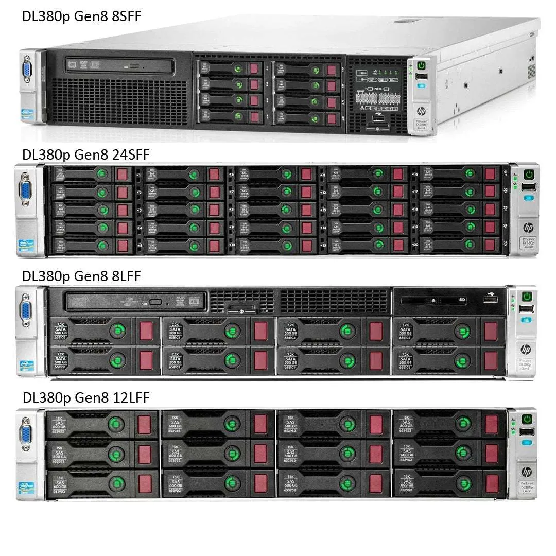 HPE ProLiant DL380p Gen8 Configure to Order Rack Server