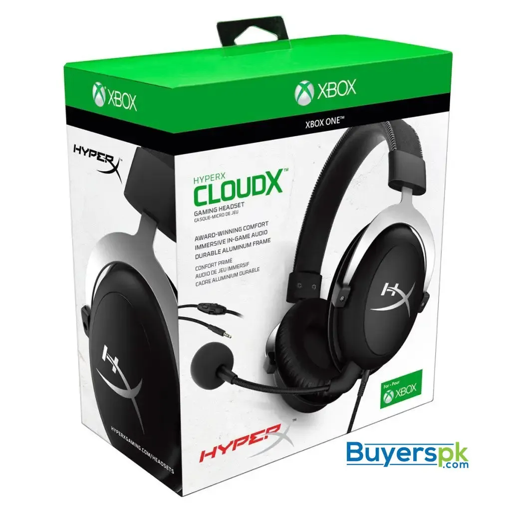 Hyperx Cloudx – Official Xbox Licensed Gaming Headset for Xbox One, Compatible with Xbox One