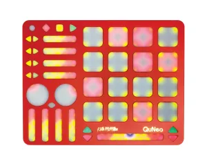 Keith McMillen Instruments QuNeo RED 4x4 MPE Drum Pad and DAW Grid Controller