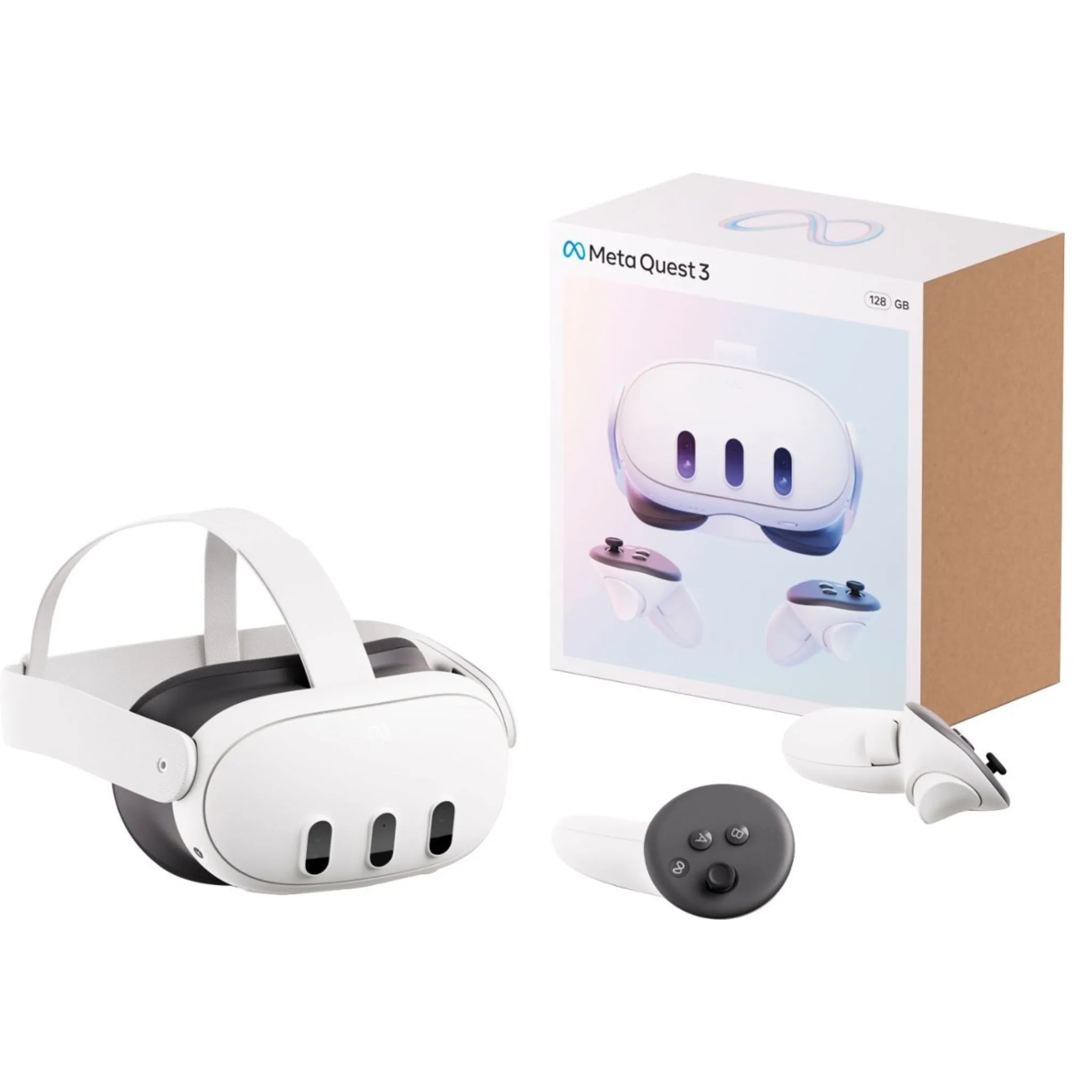 Meta Quest 3 All-In-One Mixed Reality Headset and Controllers - 128GB