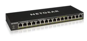 Netgear Gs316pp - Switch - Unmanaged - 16 X 10/100/1000 (Poe ) - Desktop, Wall-Mountable - Poe  (183 W)