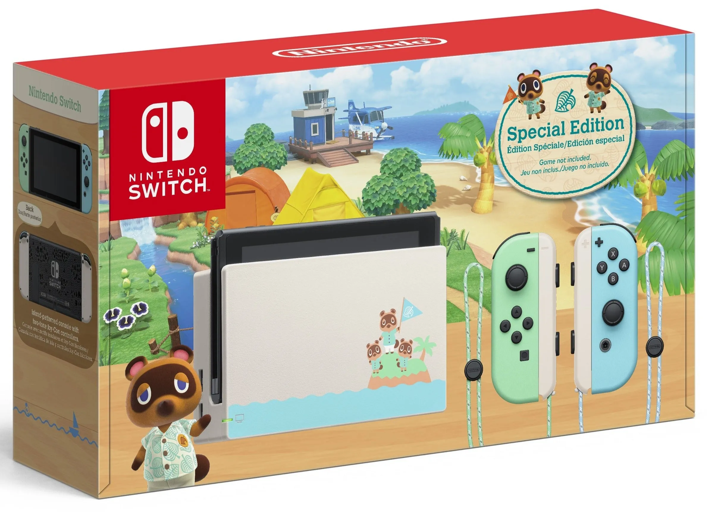 Nintendo Switch Console, Animal Crossing: New Horizons Edition