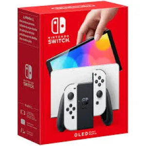 Nintendo Switch OLED Model Gaming Console Bundle - Neon Black & White | 10012403