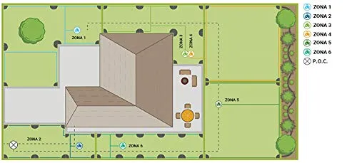 Orbit 94550 - B-hyve Smart Indoor/Outdoor 12-Station WiFi Sprinkler System Controller, Compatible with Alexa