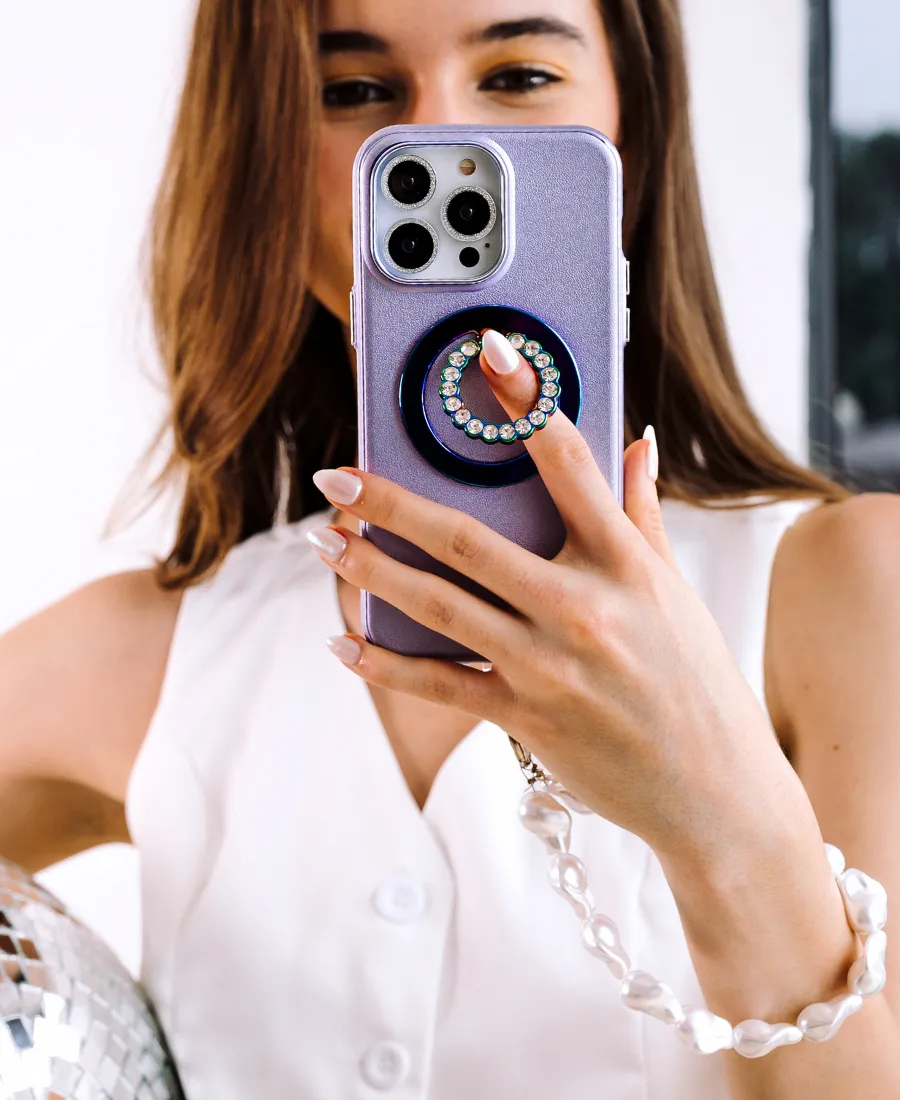 Purple Pearl Shimmer MagSafe Phone Case