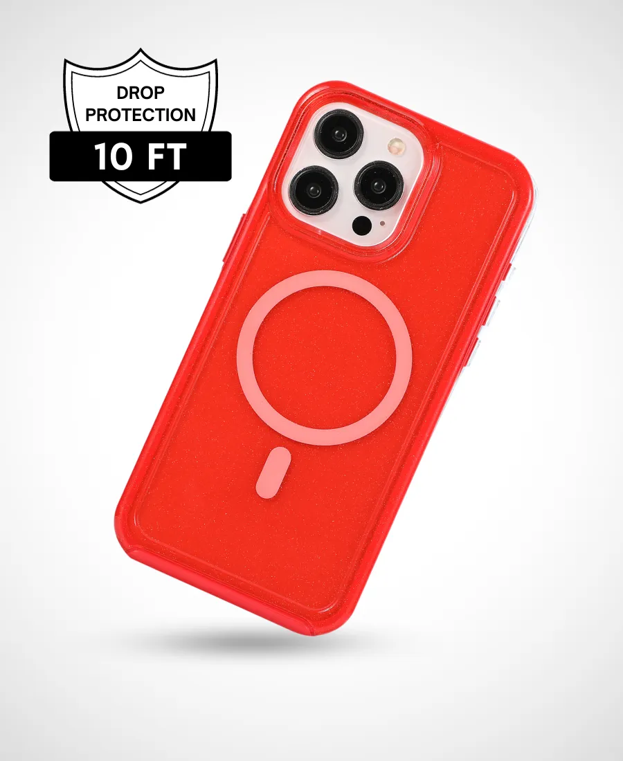 Red Neon MagSafe Phone Case