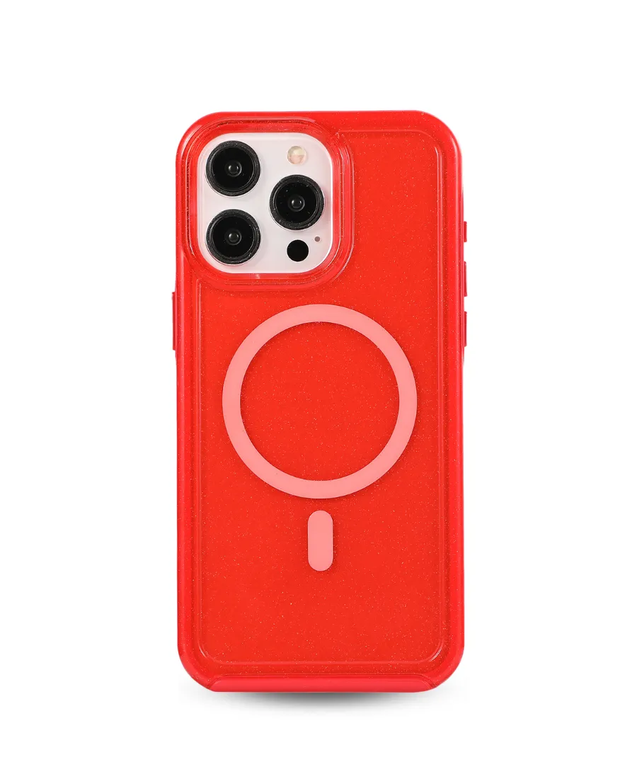 Red Neon MagSafe Phone Case