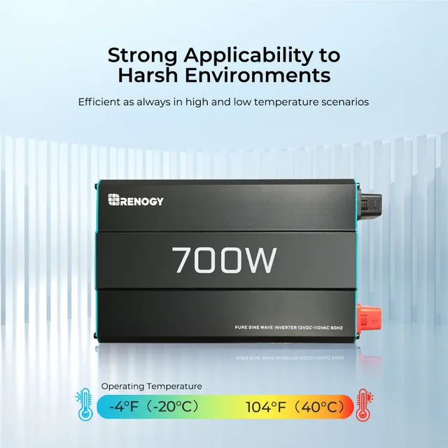 Renogy 700W pure sinusoidal P2 series ordinary battery inverter