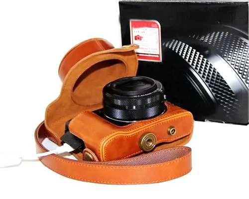 Retro Canon PowerShot G1 X Mark II Camera Leather Case