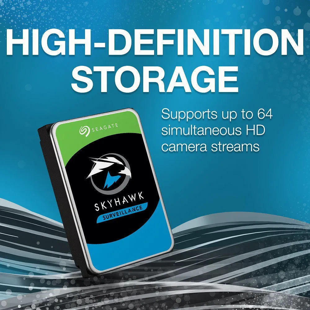 Seagate Skyhawk CCTV Hard Disk 3.5" HDD Surveillance Hard Drive SATA 6Gb/s 5900RPM (2TB/4TB)