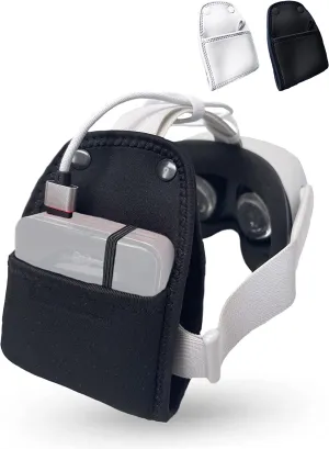 Skywin VR Battery Pouch - Battery Holder - Attach to VR Headset to Extend Play