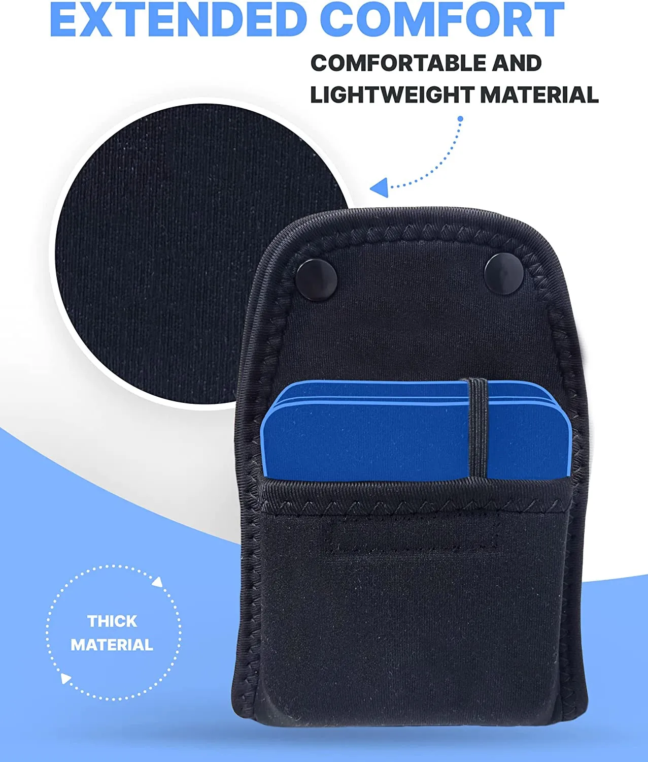 Skywin VR Battery Pouch - Battery Holder - Attach to VR Headset to Extend Play