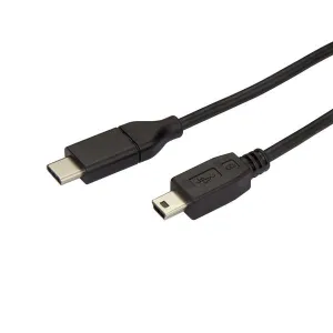 Startech.Com Usb C To Mini Usb Cable - 6 Ft / 2M - M/M - Usb 2.0 - Mini Usb Cord - Usb C To Mini B Cable - Usb Type C To