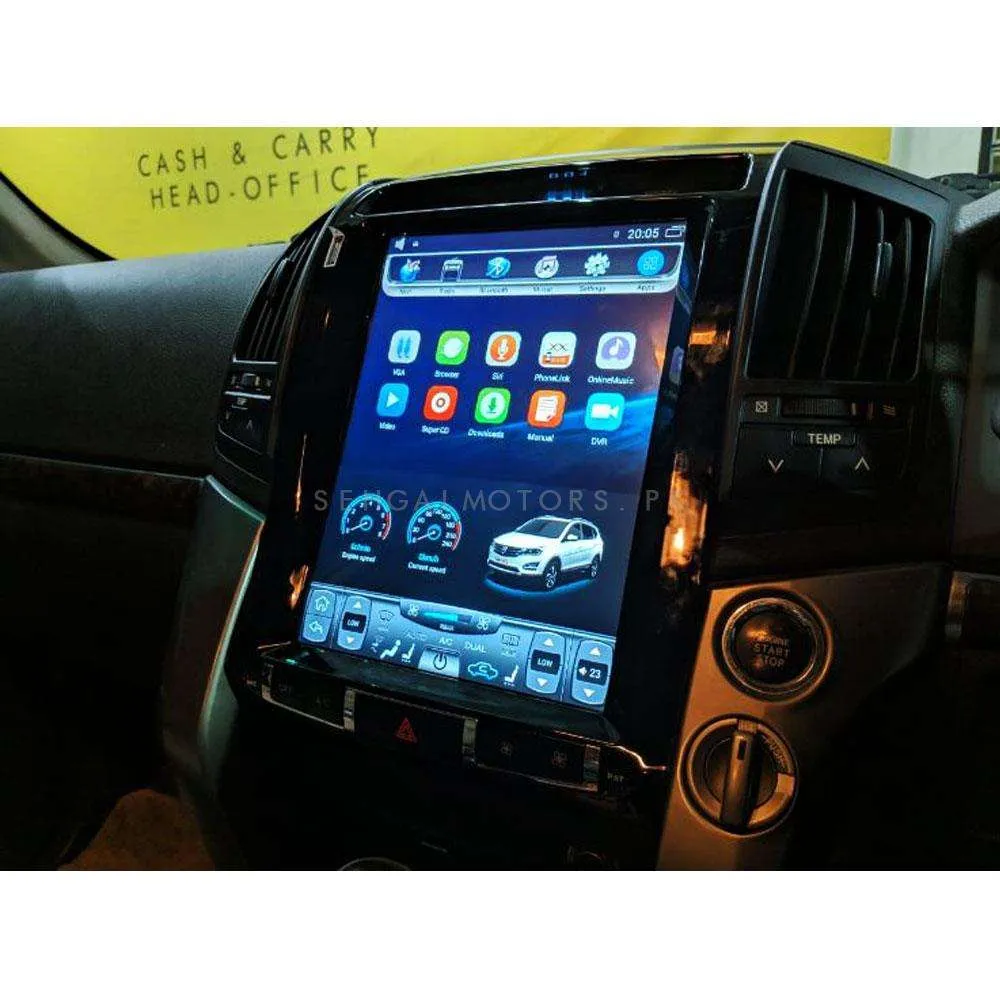 Toyota Land Cruiser Tesla LCD Black 13 Inches - Model 2008-2016 - IPS Display Multimedia System Android