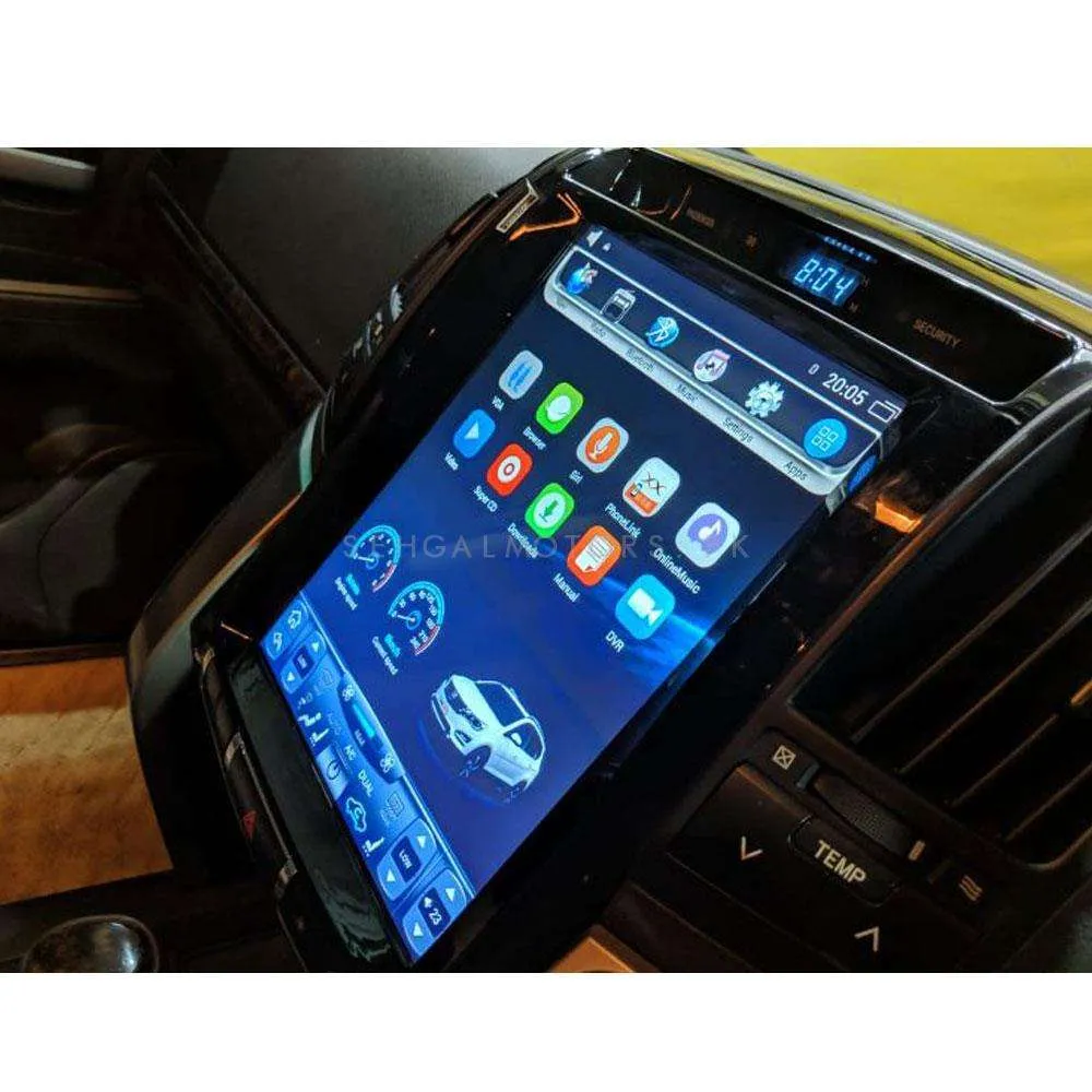 Toyota Land Cruiser Tesla LCD Black 13 Inches - Model 2008-2016 - IPS Display Multimedia System Android