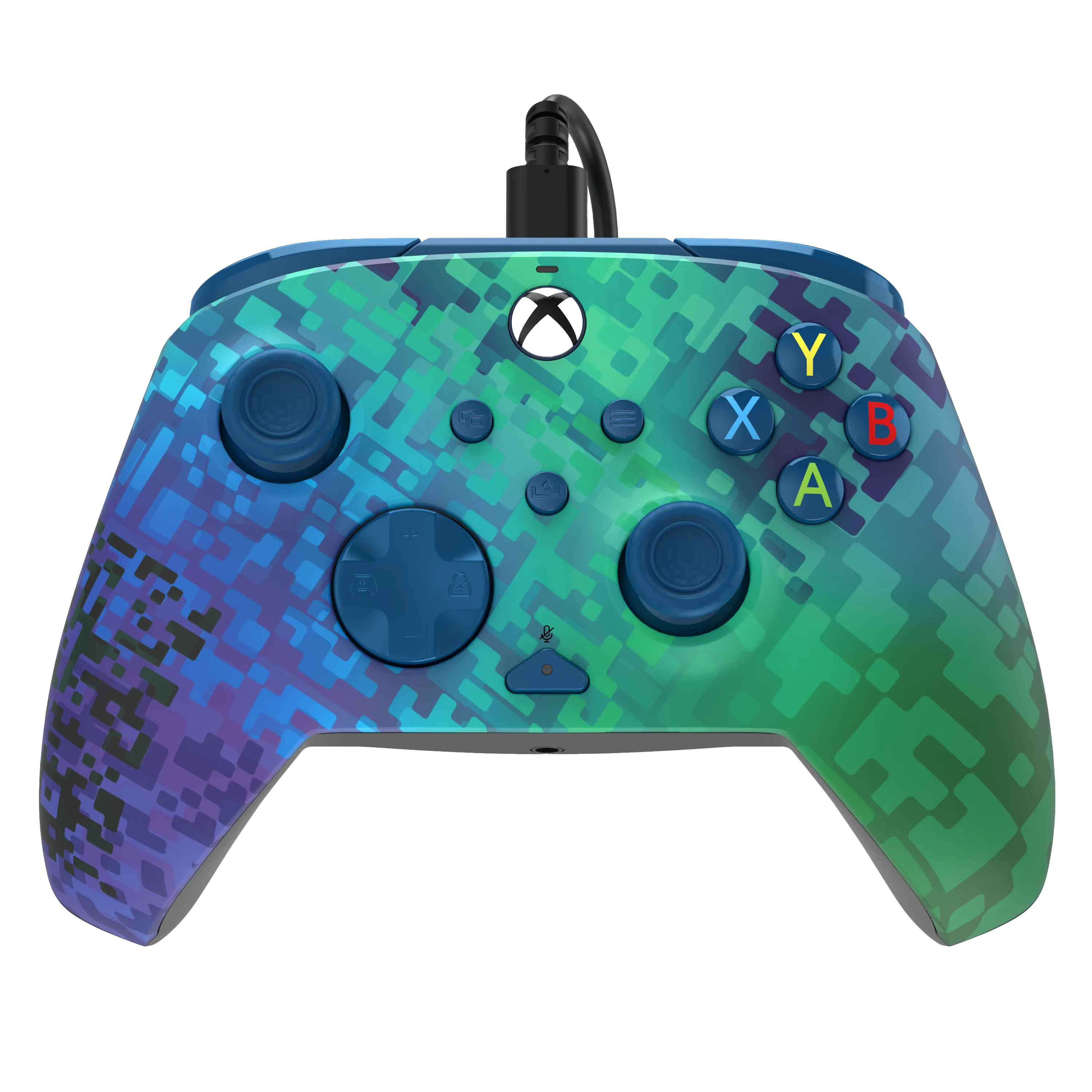 Xbox Series X|S & PC Glitch Green REMATCH Advanced Wired Controller